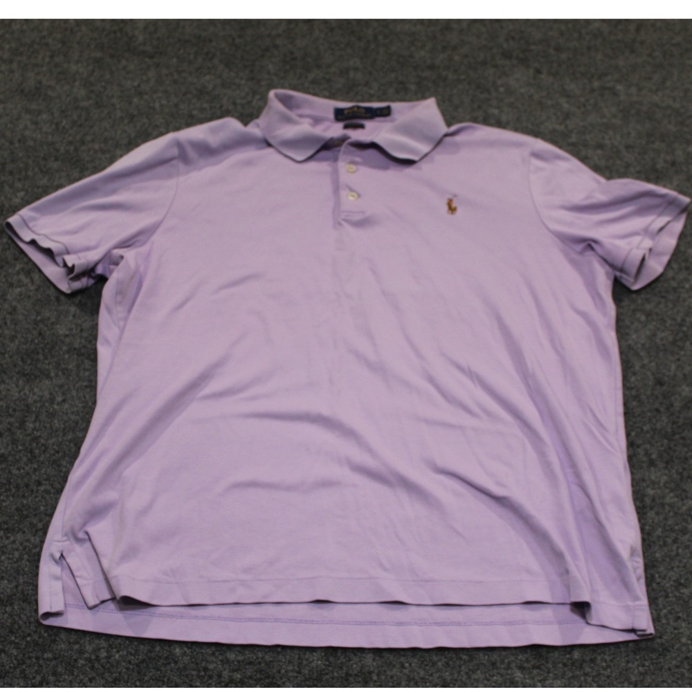 Polo Ralph Lauren‎ Classic Fit Purple Polo Shirt with Pony Logo